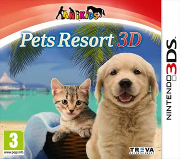Pets Paradise Resort 3D (Europe) (En,Fr,De,Es,It,Nl) (Rev 1) box cover front